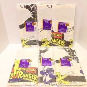 6 Mighty Morphin Power Rangers Table Cloths Paper